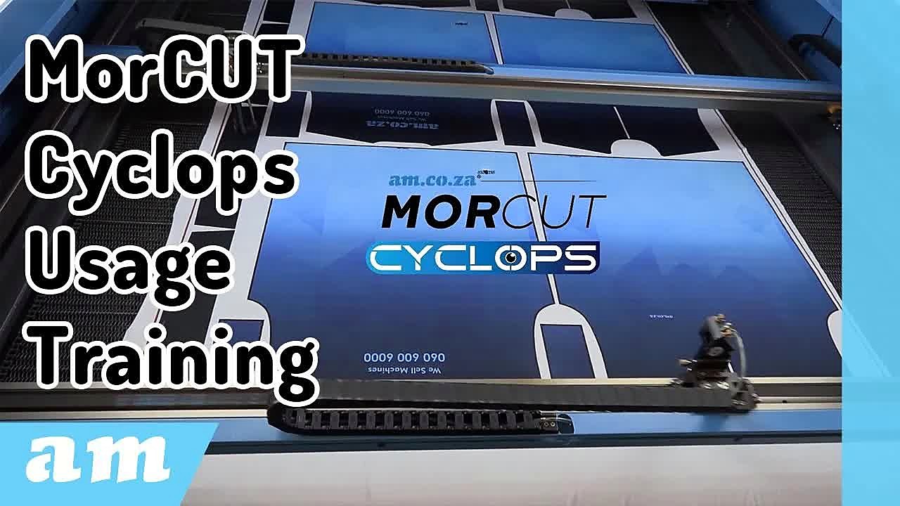YouTube thumb — MorCUT Cyclops usage training (SKU ask)