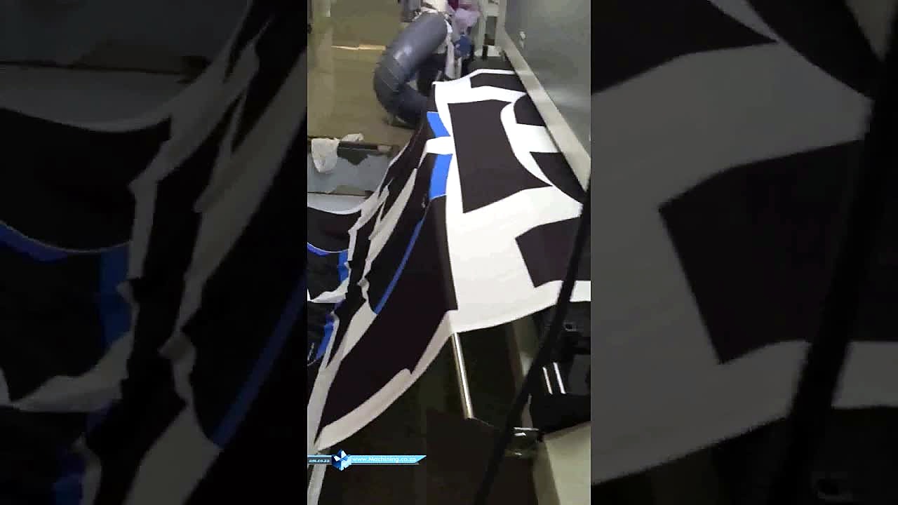Printed fabric contour cutting thumb (SKU ask)