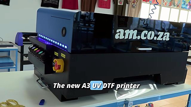 A3 UV DTF tabletop full machine am.co.za + estop + ink tanks (SKU ask)