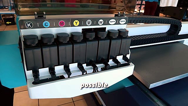 Bulk ink tanks K/C/M/Y/V/W + spare labels (SKU ask)