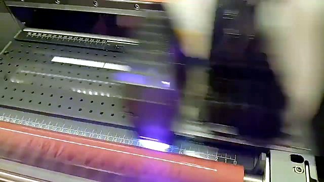 UV cure on film + ~30cm bed ruler (300mm cue; SKU ask)