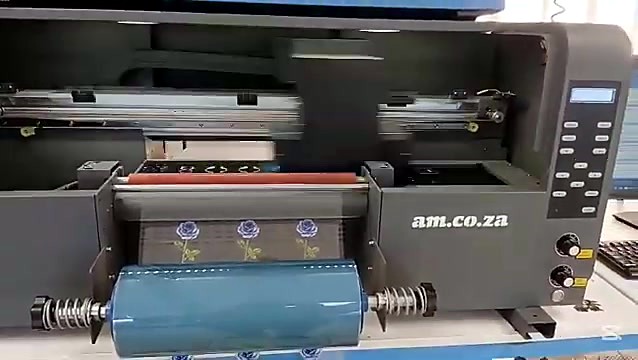 am.co.za grey UV-DTF body + front roll (SKU ask)