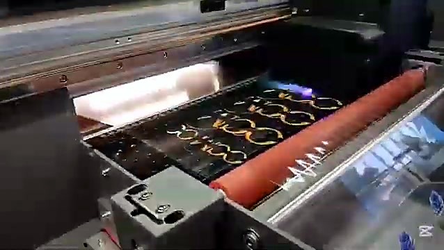 Gold CIRCA circular print + UV glow (SKU ask)