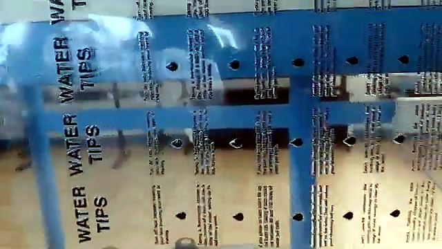 WATER TIPS fine text on clear film hold-up (SKU ask)
