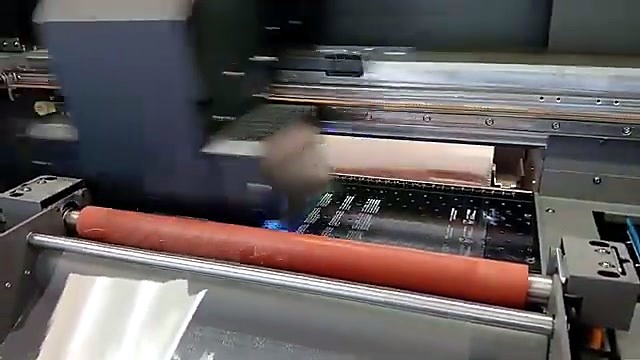 Carriage mid-pass over clear film (SKU ask)