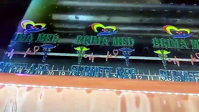 Orange exit rollers + PRIMA MED stickers on film (SKU ask)