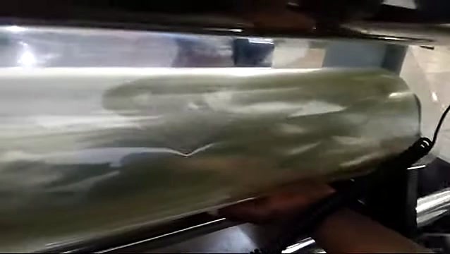 Clear A-film roll on feeder rollers (SKU ask)