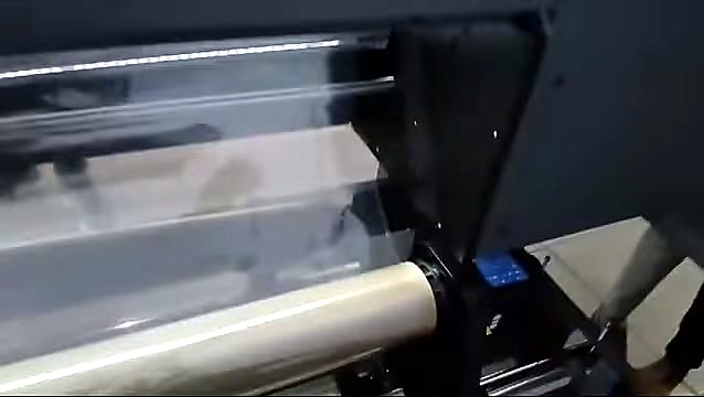 Clear film on upper roller path + lower blue roll (SKU ask)