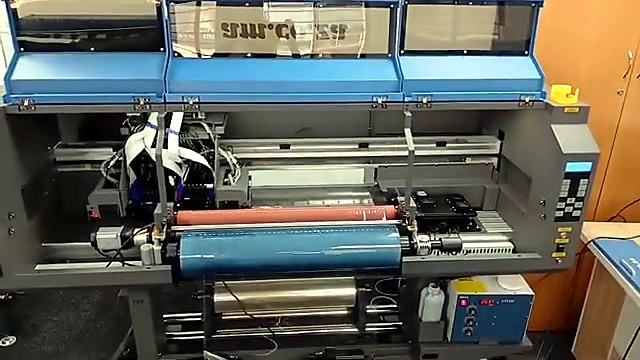 Open lid; salmon + blue dual rollers + right panel (SKU ask)