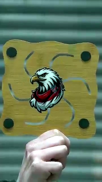 UV DTF crystal sticker on wood coaster (SKU ask)