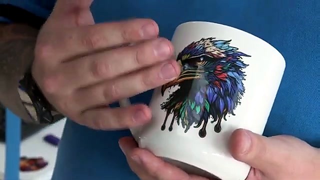 Finished UV-DTF mug application densify (SKU ask)