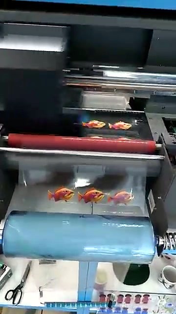 UV-DTF fish print on film roll (SKU ask)