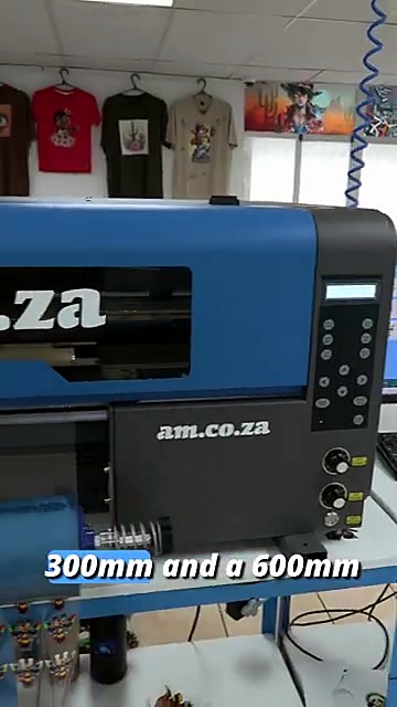 CLEAR am.co.za UV-DTF chassis + 300mm and a 600mm caption (SKU ask)