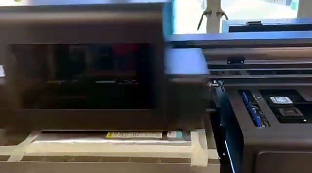 Silver pouch taped on vacuum bed mid-print (SKU ask)