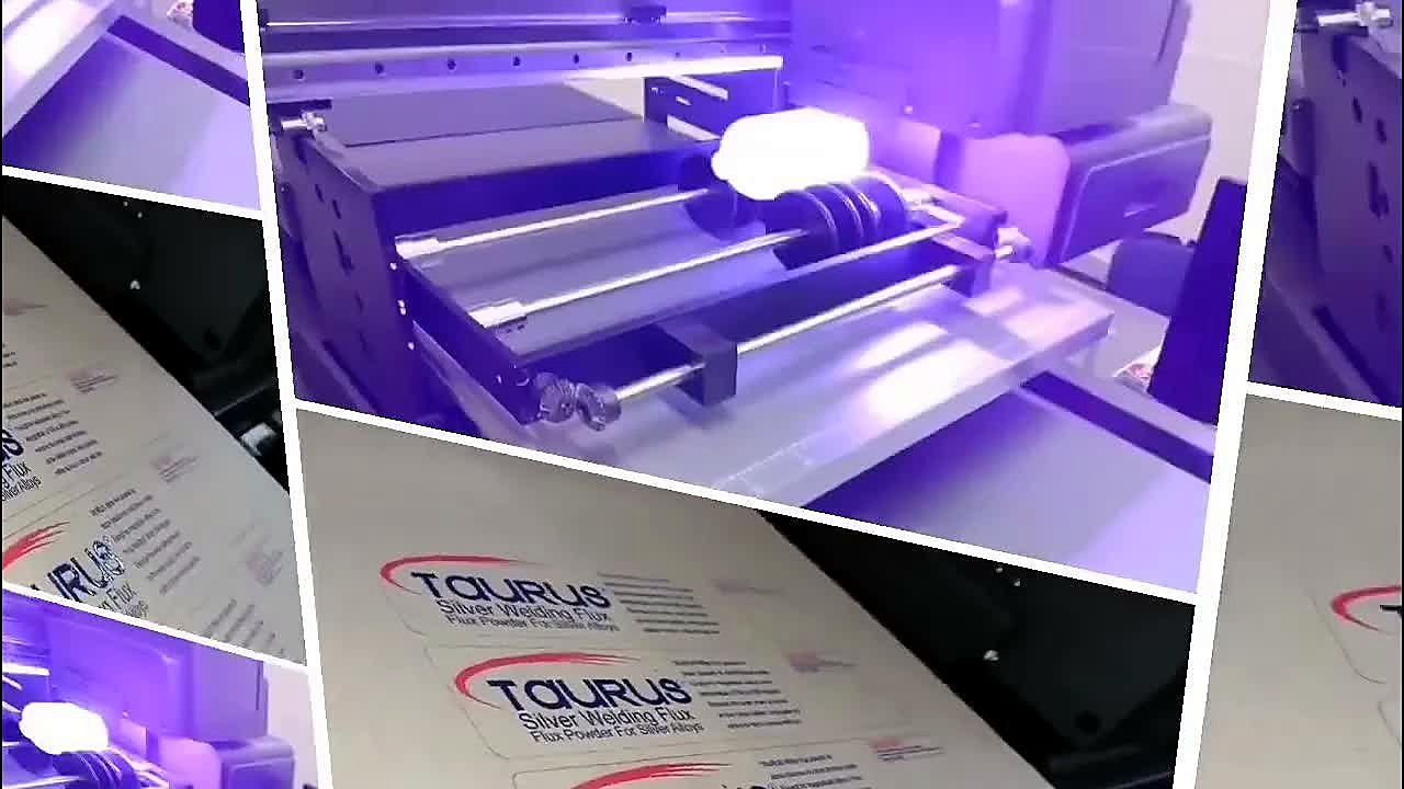 YouTube thumb — F2-6090UV TAURUS bottle UV print (SKU ask)