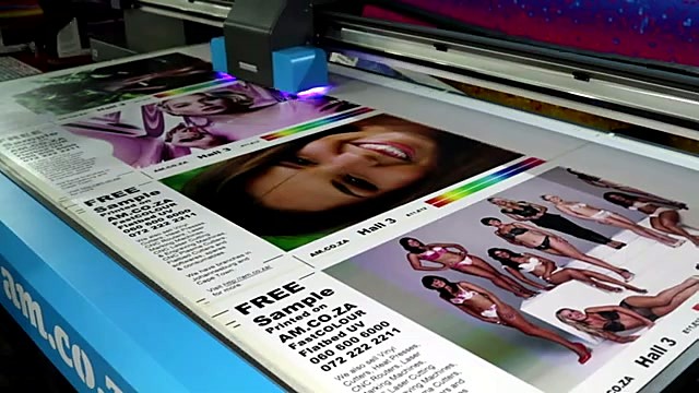 Printed FREE Sample sheet on flatbed UV bed (SKU ask)
