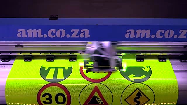Neon reflective icons under UV cure light (SKU ask)