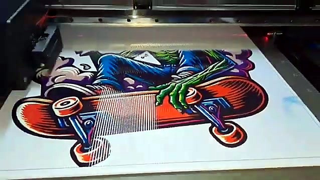 Zombie skateboard graphic mid print (SKU ask)