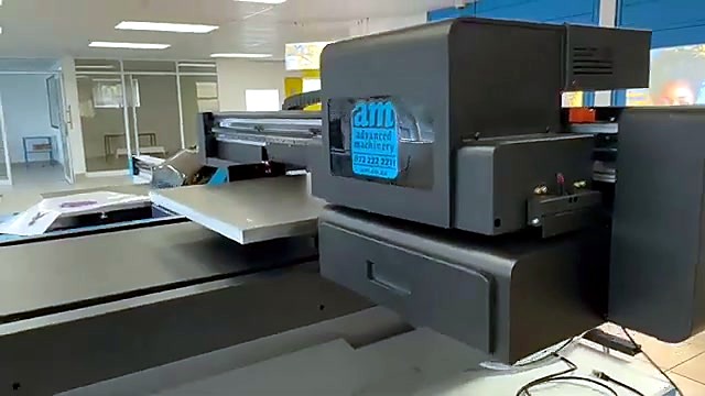 AM.CO.ZA branded FlatPRINT carriage over bed (SKU ask)