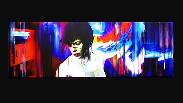 Finished glitch portrait canvas print result (SKU ask)