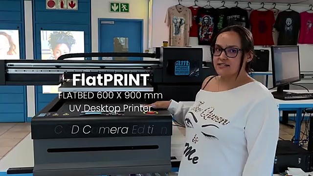 FlatPRINT 600×900 overlay + CCD Camera Edition chassis (SKU ask)