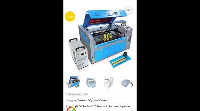 CLEAR LC-6040L/80P + 80 WATT TruCUT product card (SKU ask)