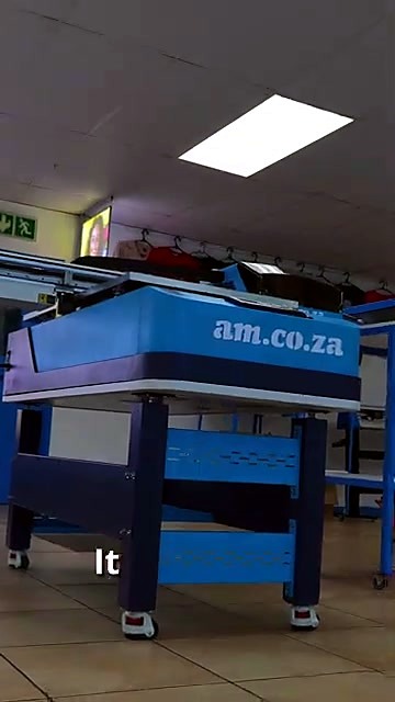 am.co.za blue chassis on caster stand (SKU ask)