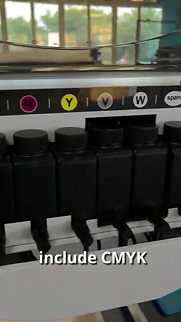Ink tray CMYK + V + W + spare (SKU ask)