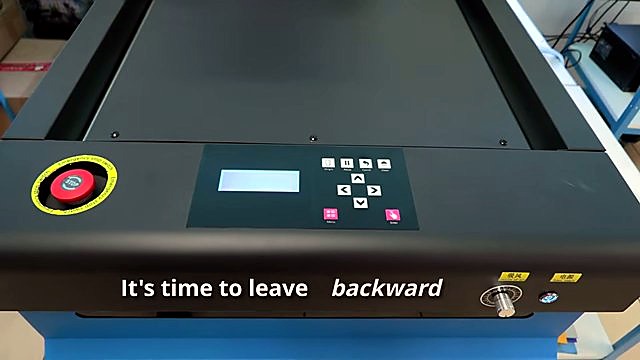 FlatPRINT LCD + e-stop + key-switch control panel (SKU ask)