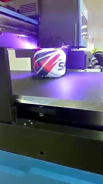 Purple UV cure over SHARKS ball (SKU ask)