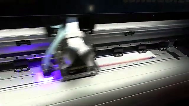 Purple UV cure under print carriage (SKU ask)
