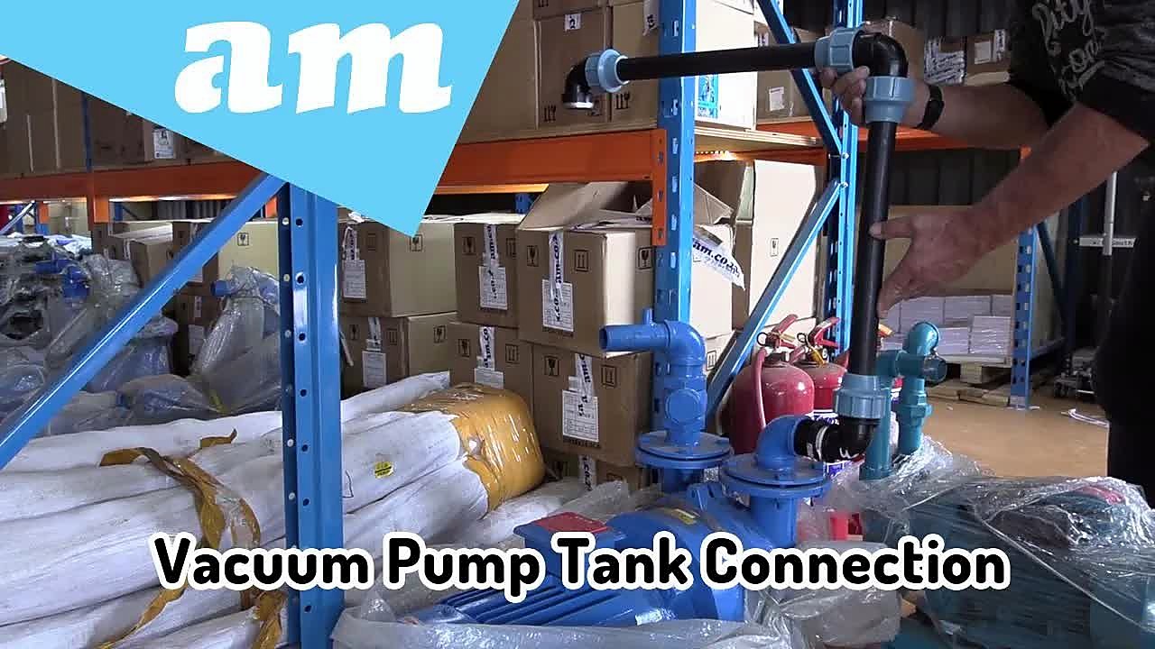YouTube thumb — liquid ring tank plumbing 220/380 (SKU ask)