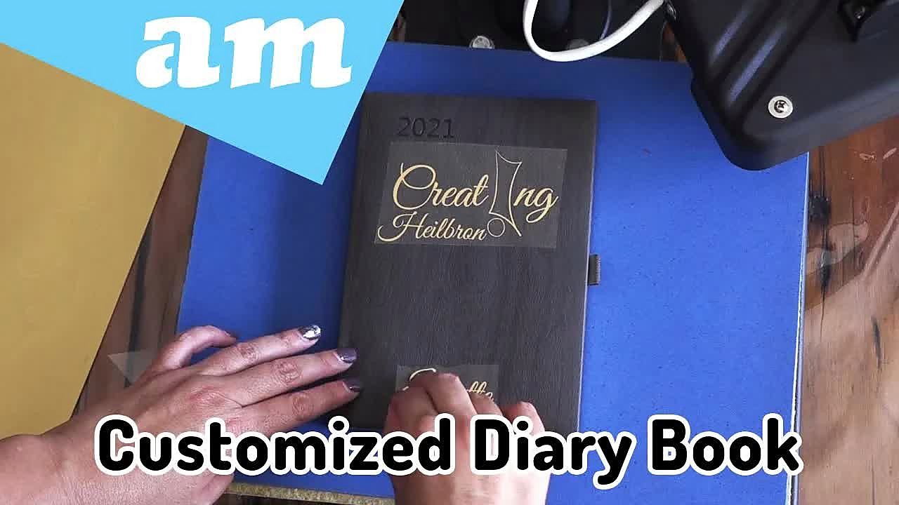 Gold foil diary thumb (SKU ask)