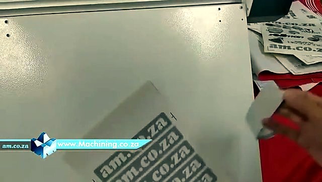 Hand weeding finished am.co.za rectangular sticker (SKU ask)