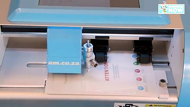 CLEAR am.co.za film-cutter carriage cutting ATTENTION sheet (SKU ask)