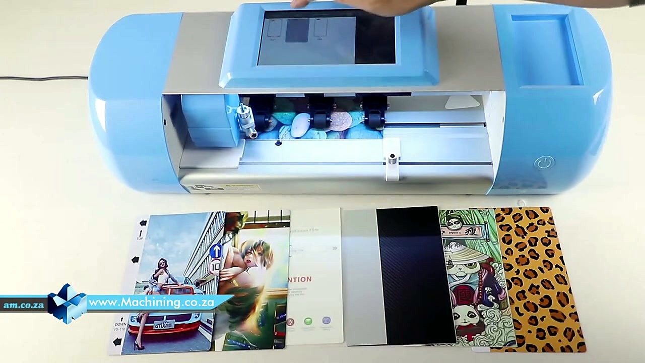 Desktop cutter with cut film samples (SKU ask)