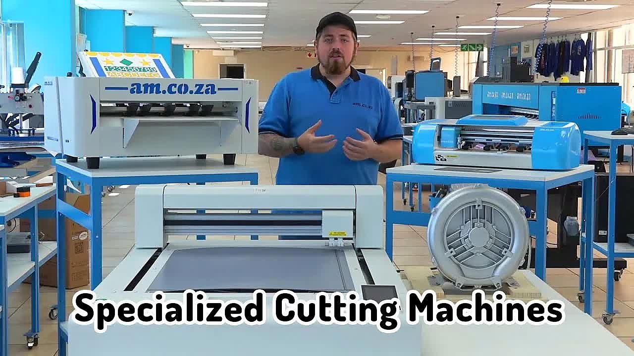 YouTube thumb — V-Auto film/label/flatbed intro (SKU ask)