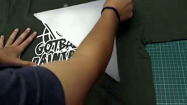 Heat-press peel finished logo (SKU ask)