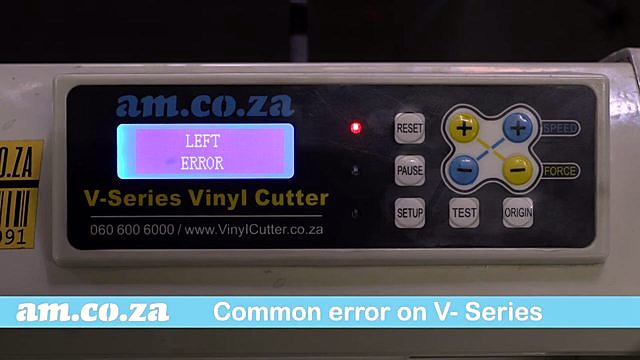 am.co.za V-Series panel LCD LEFT ERROR (SKU ask)