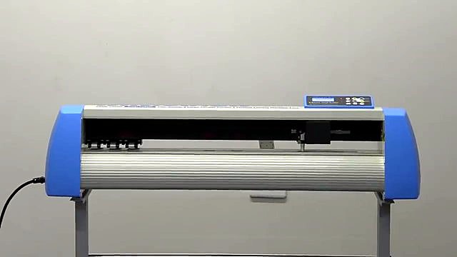 V-Series front blue end-caps + LCD panel on stand (SKU ask)