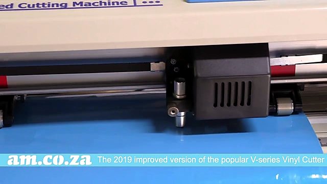 V-800 carriage over blue vinyl; 2019 improved V-series overlay (SKU ask)