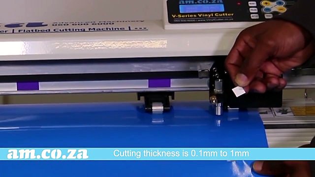 Blade holder + purple pinch rollers; thickness overlay (SKU ask)
