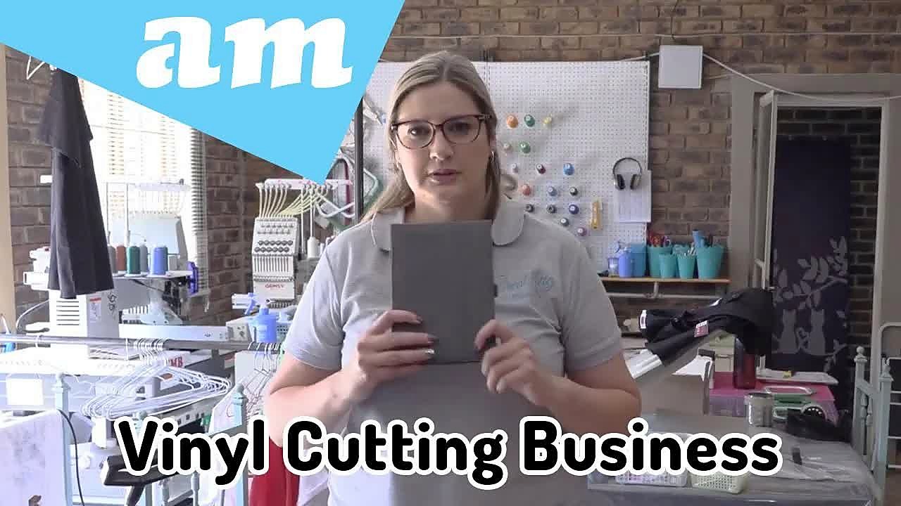 YouTube thumb — vinyl cutting business (SKU ask)