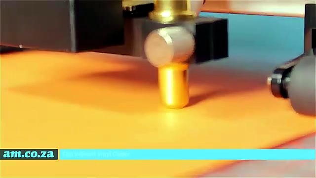 Brass blade holder over orange vinyl (SKU ask)