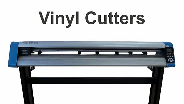 Vinyl Cutters product-card body silver/blue (SKU ask)