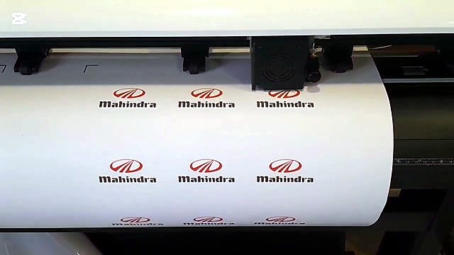 Carriage mid contour over Mahindra stickers + registration marks (SKU ask)