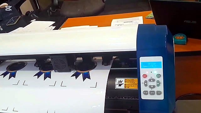 Blue Vinyl4 control panel LCD Online Speed + WINNER seals (SKU ask)