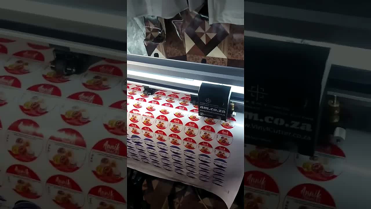 YouTube thumb — vinyl cutter cutting stickers (SKU ask)