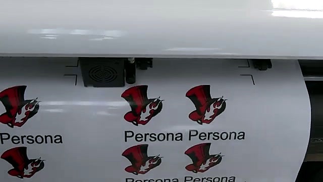 Printed Persona vinyl loaded under carriage (SKU ask)