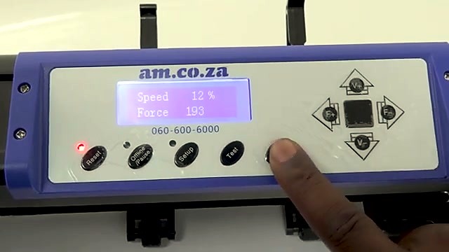 am.co.za LCD Speed 12% Force 100 + Test button (SKU ask)